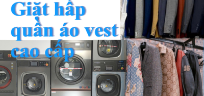 Giặt hấp quần áo vest cao cấp