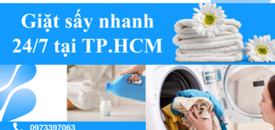 Giặt sấy nhanh 24/7 tại TP.HCM