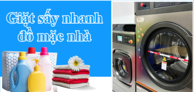 Giặt sấy nhanh đồ mặc nhà