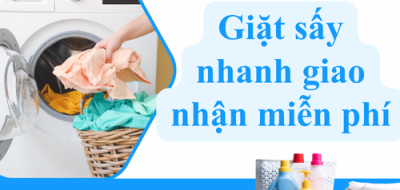 Giặt sấy nhanh giao nhận miễn phí