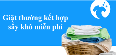 Giặt thường kết hợp sấy khô miễn phí
