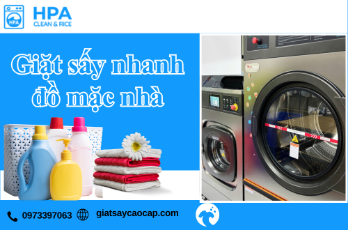 Giặt sấy nhanh đồ mặc nhà