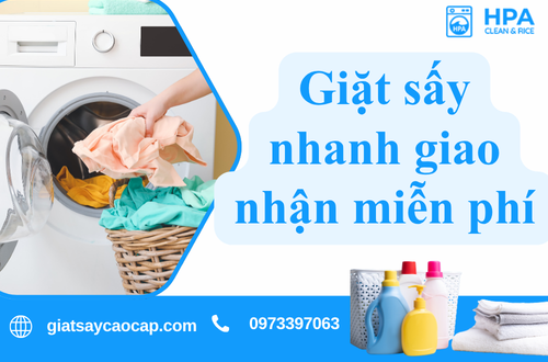 Giặt sấy nhanh giao nhận miễn phí