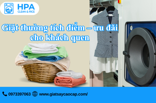 Giặt thường tích điểm – ưu đãi cho khách quen