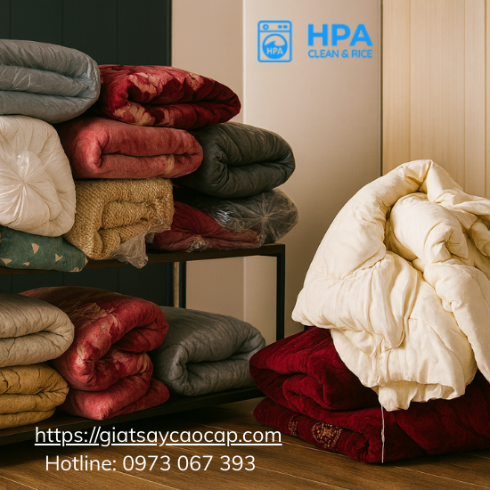 Giặt khăn nhà hàng khách sạn tại giặt sấy cao cấp HPA