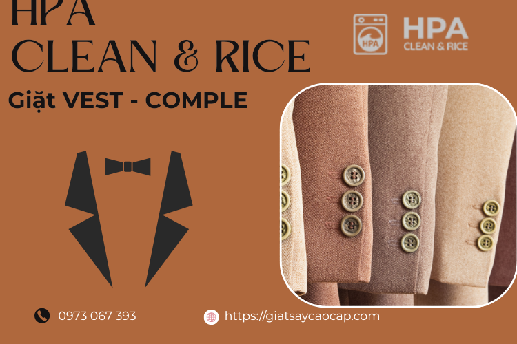 Quy Trình Giặt Vest, Comple Tại Giặt Sấy Cao Cấp HPA