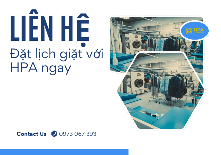 Liên hệ đặt lịch giặt khô cao cấp tại HPA