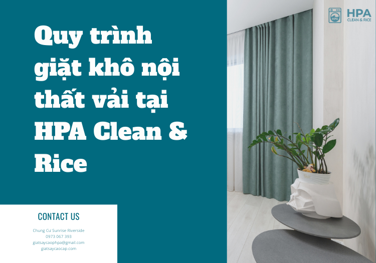 Quy trình giặt khô nội thất vải tại HPA