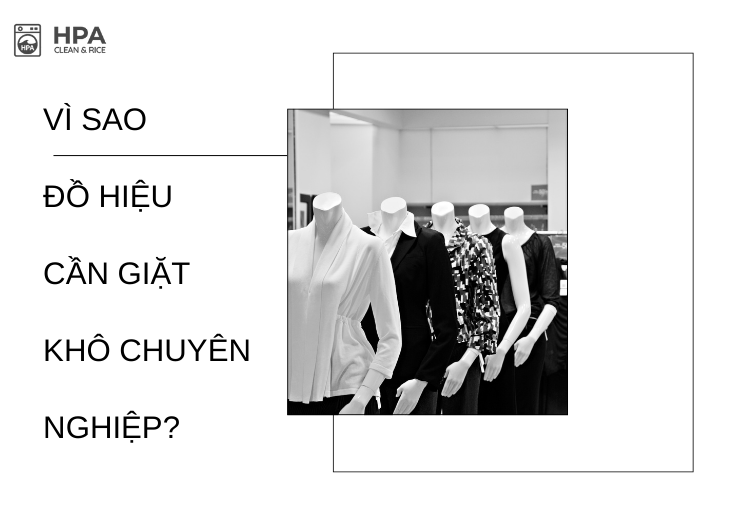 Vì sao đồ hiệu cần giặt khô chuyên nghiệp?