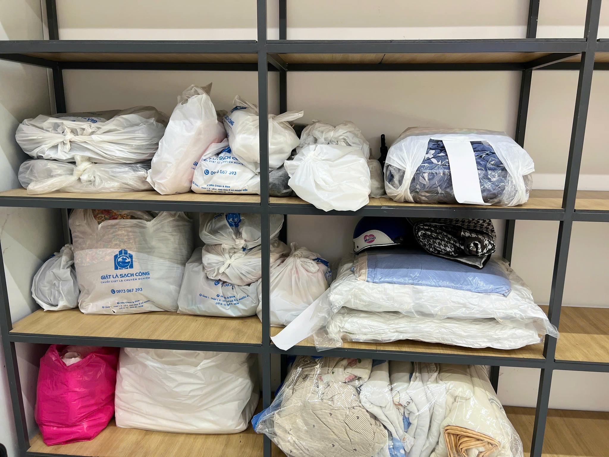 Quy trình giặt sấy cao cấp tại HPA