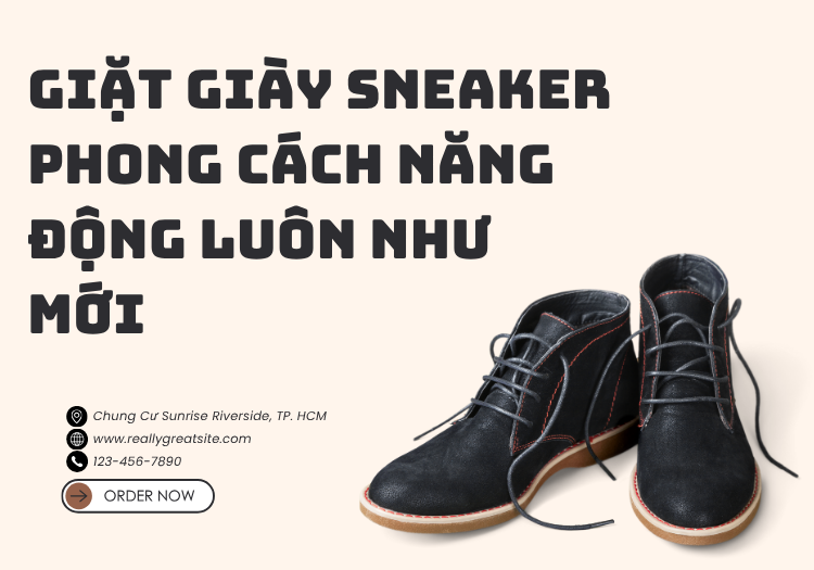 Giặt giày sneaker – Phong cách năng động luôn như mới