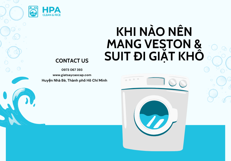 Khi nào nên mang veston đi giặt khô