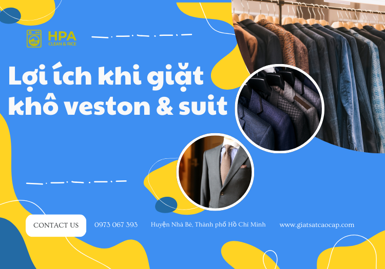 Lợi ích khi giặt khô veston & suit tại HPA
