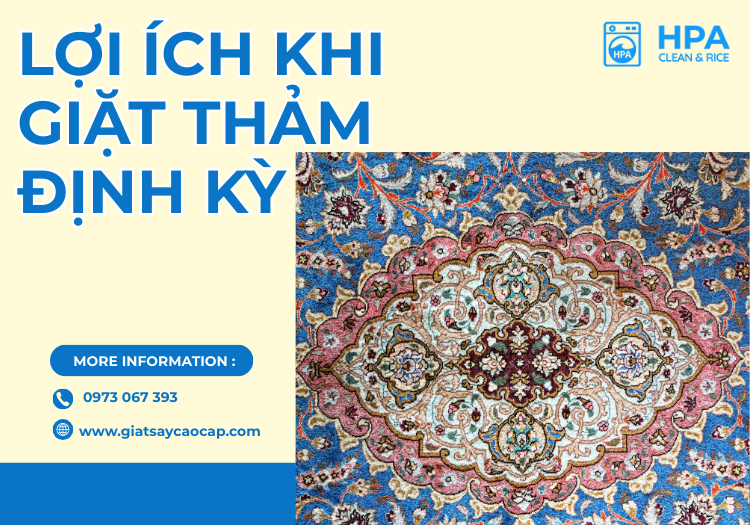 Lợi ích giặt thảm định kỳ