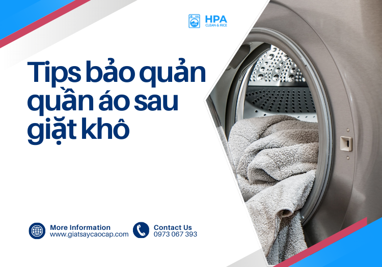 Tips bảo quản quần áo sau khi giặt khô