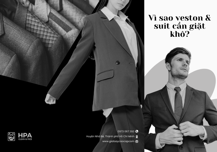 Vì sao veston & suit cần giặt khô