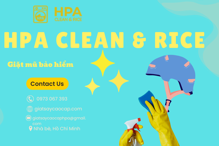 giặt nón mũ bảo hiểm tại giặt sấy cao cấp HPA