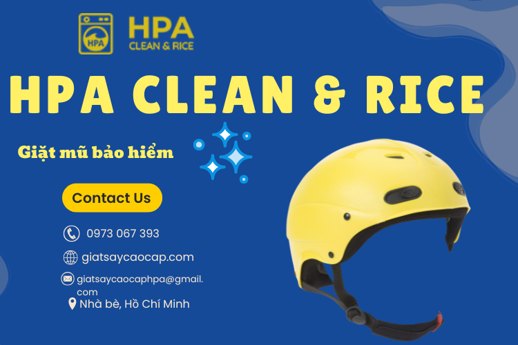giặt nón mũ bảo hiểm tại giặt sấy cao cấp HPA