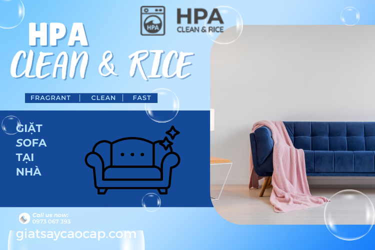 Giặt sofa tại nhà tại giặt sấy cao cấp HPA