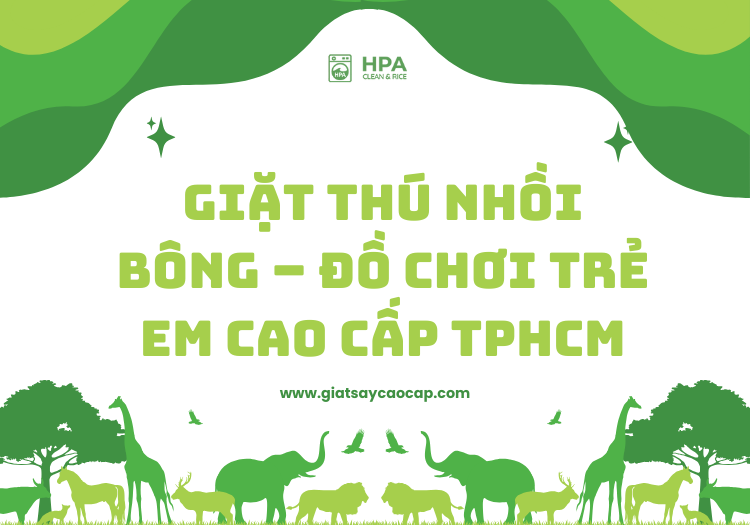 Giặt thú nhồi bông - đồ chơi trẻ em cao cấp TPHCM