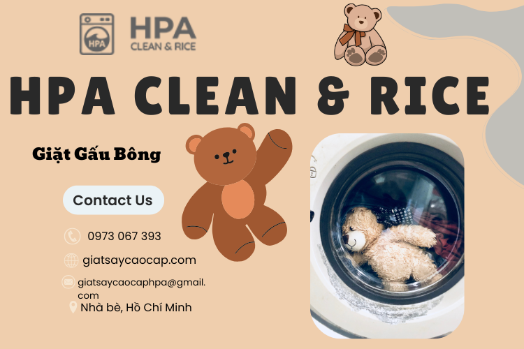 giặt thú nhồi bông tại giặt sấy cao cấp HPA