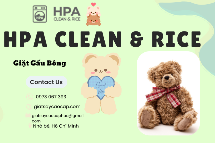 giặt thú nhồi bông tại giặt sấy cao cấp HPA