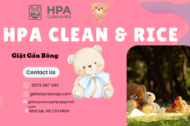 giặt thú nhồi bông tại giặt sấy cao cấp HPA
