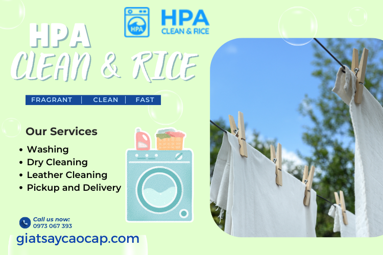 giặt ủi cao cấp tại giặt sấy cao cấp HPA